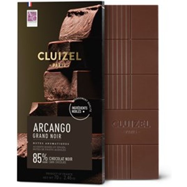 Cluizel, Arcango Grand Noir 85%, dark chocolate bar