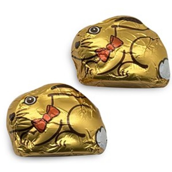 Mini Gold Easter Bunnies - Bag of 10
