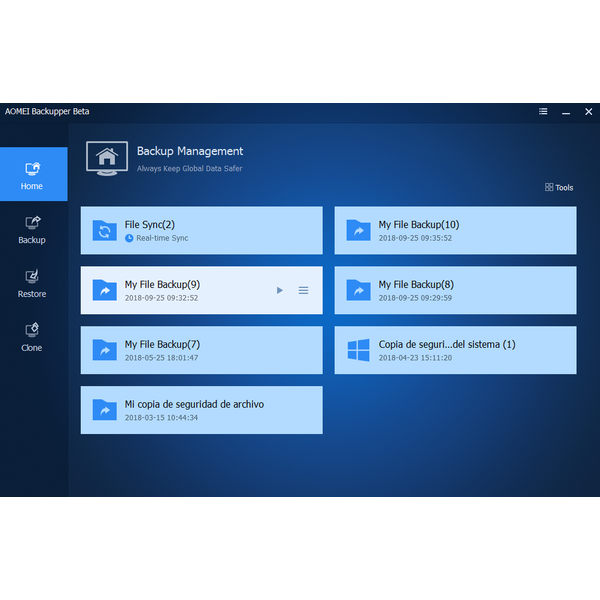 AOMEI Backupper Professional Edition Key (Lifetime / 1 Server)