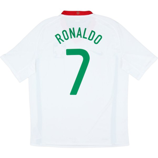 2008-10 Portugal Away Shirt Ronaldo #7 (L)