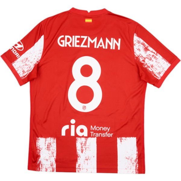 2021-22 Atletico Madrid Home Shirt Griezmann #8 (L)