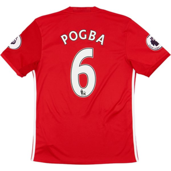 2016-17 Manchester United Home Shirt Pogba #6 (S)