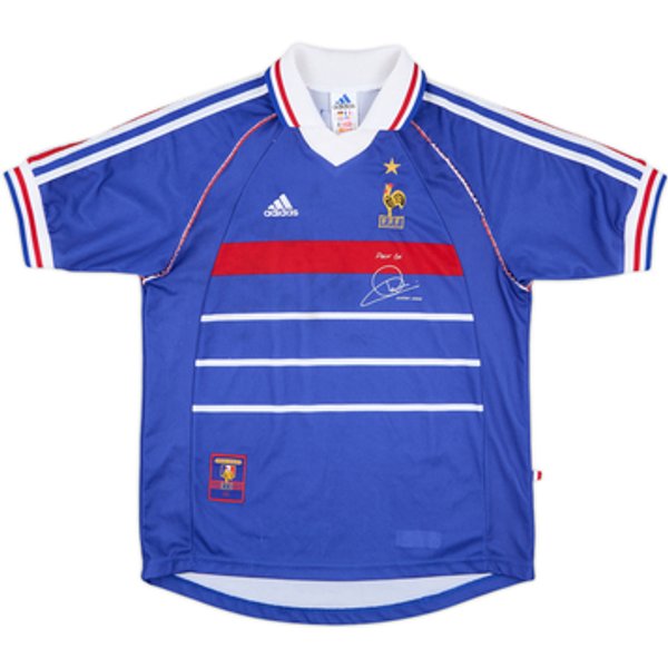 1998-00 France 'Pour Toi Zinedine Zidane' Home Shirt (Y)