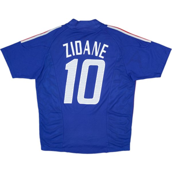 2002-04 France Home Shirt Zidane #10 (L)