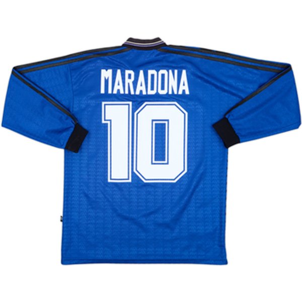 1994-97 Argentina Away L/S Shirt Maradona #10 (L)