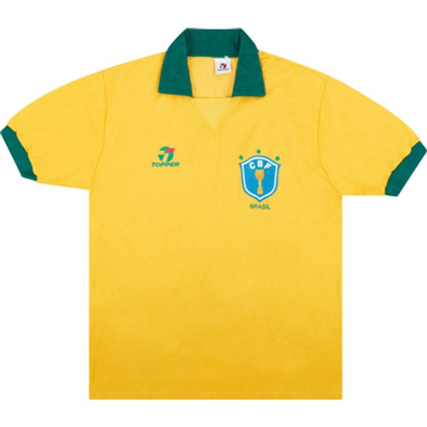 1990 Brazil Home Shirt S