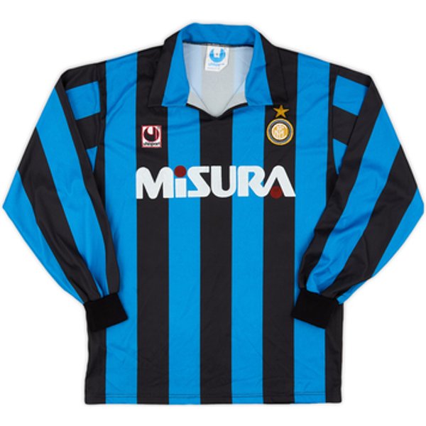 1990-91 Inter Milan Home L/S Shirt (M)