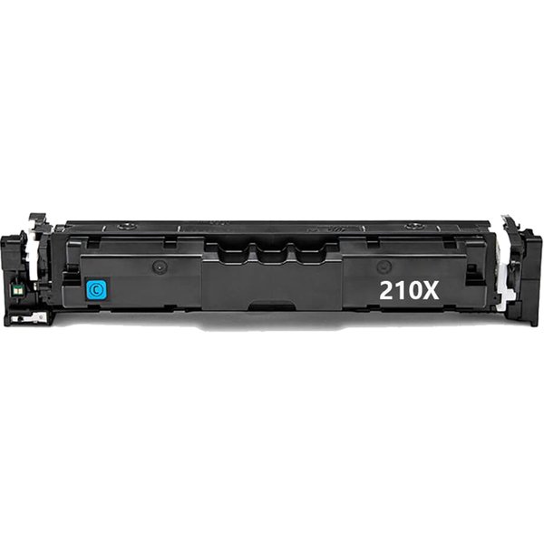 Compatible HP 210X High Yield Toner Cartridge (Replaces HP W2101X) Cyan