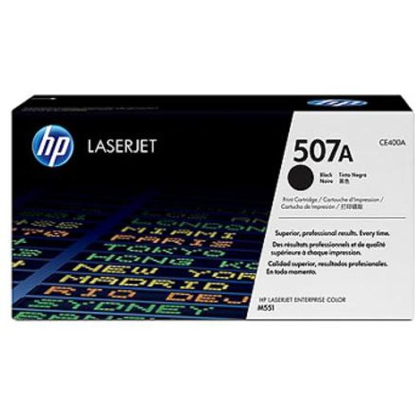 HP 507A (CE400A) Black Original Standard Capacity LaserJet Toner Cartridge