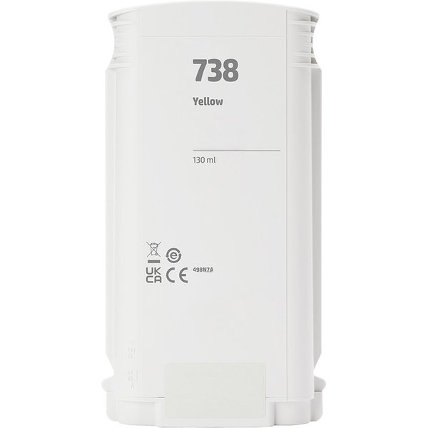Compatible HP 738 Yellow Standard Yield Ink Cartridge (Replaces HP 498N7A)