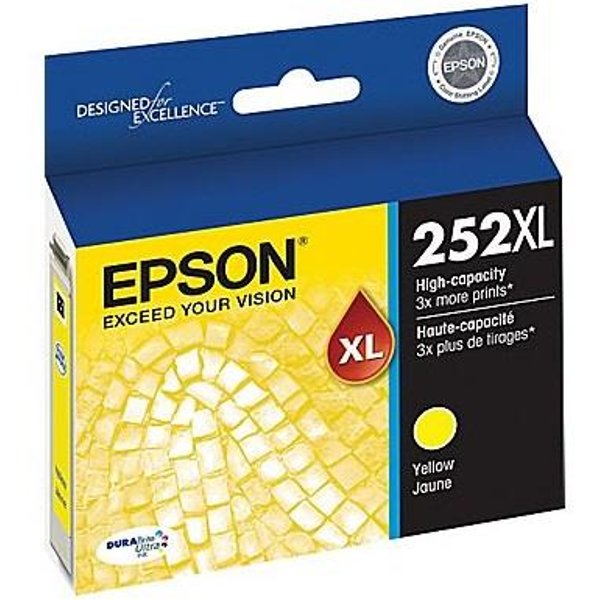 Epson T252XL Yellow Original High Yield Ink Cartridge (T252XL420)