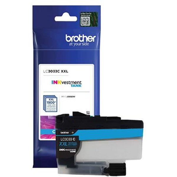 Brother LC3033C Cyan Original Extra High Capacity Ink Cartridge