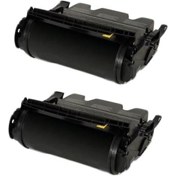 Compatible Lexmark 64015HA Toner Cartridges (2 Pack) Twin Pack Black