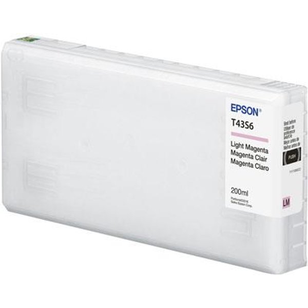 Epson T43S (T43S620) Light Magenta Original UltraChrome D6r-S Ink Cartridge (200ml)
