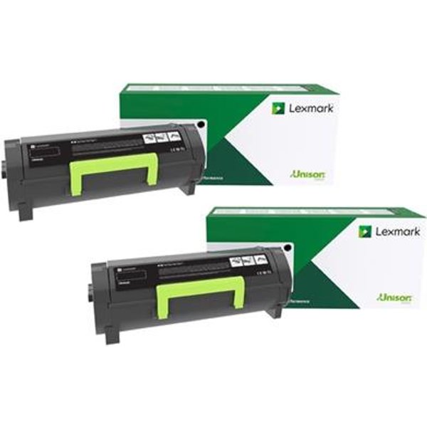 Lexmark 56F1X00 Black Original Extra High Yield Return Program Toner Cartridges Twin Pack (2 Pack)