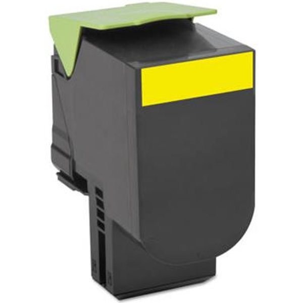 Compatible Lexmark 70C1HY0 High Yield Toner Cartridge Yellow