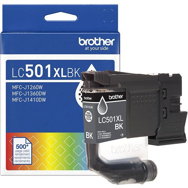 Brother LC501XLBK Ink Cartridge Original Black