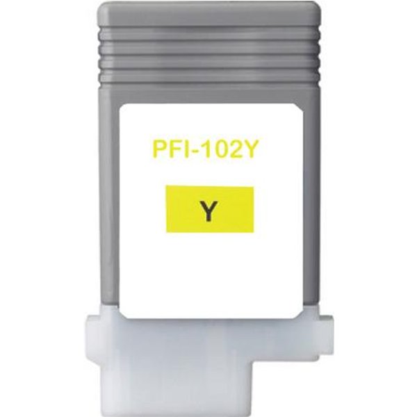Compatible Canon PFI-102Y Ink Cartridge (Replaces Canon 0898B001AA) Yellow