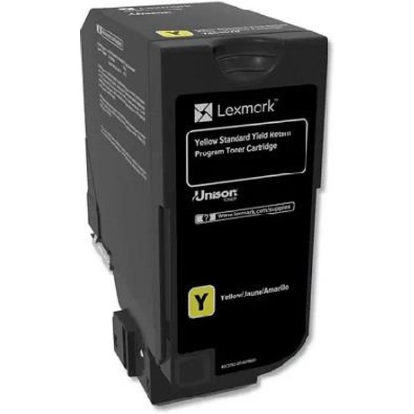 Lexmark 74C1HY0 Toner Cartridge Original Yellow
