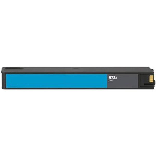 Compatible HP 972A Standard Yield Ink Cartridge (Replaces HP L0R86AN) Cyan