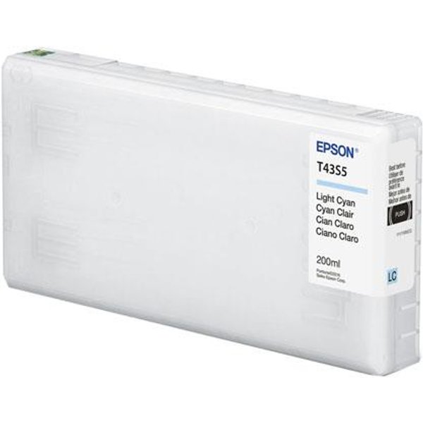 Epson T43S (T43S520) Light Cyan Original UltraChrome D6r-S Ink Cartridge (200ml)
