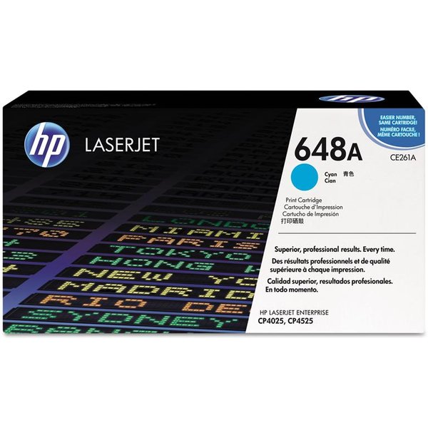 HP 648A (CE261A) Cyan Original Toner Cartridge