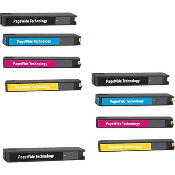 Compatible HP 990ABK/C/M/Y 2 Full Sets + 1 EXTRA Black Standard Yield Ink Cartridges (9 Pack) Multipack