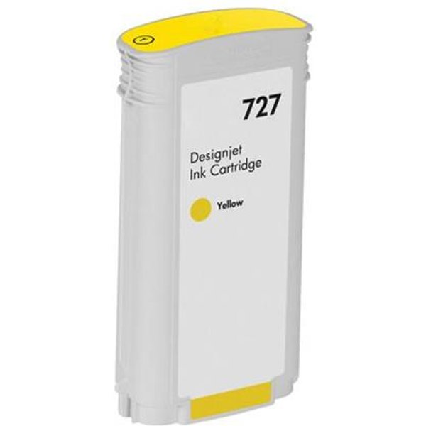 Compatible HP 727 High Yield Ink Cartridge (Replaces HP B3P21A) Yellow