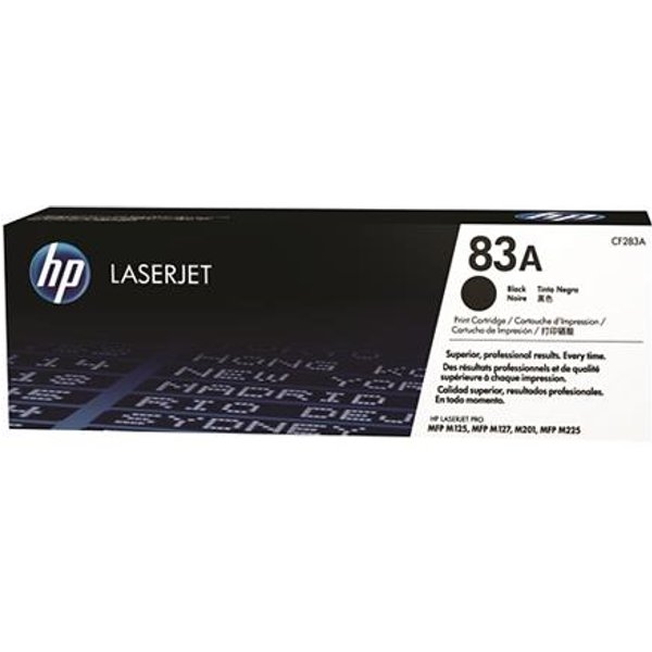 HP 83A (CF283A) Black Original Standard Capacity Toner Cartridge
