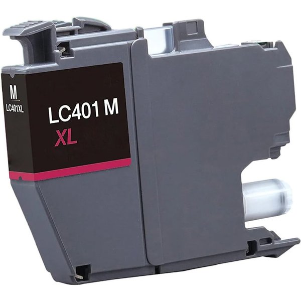 Compatible Brother LC401XLM High Yield Ink Cartridge Magenta