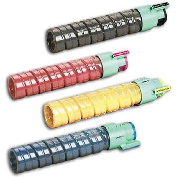 Compatible Ricoh 888308/09/10/11 BK/C/M/Y Full Set Toner Cartridges (4 Pack) Multipack