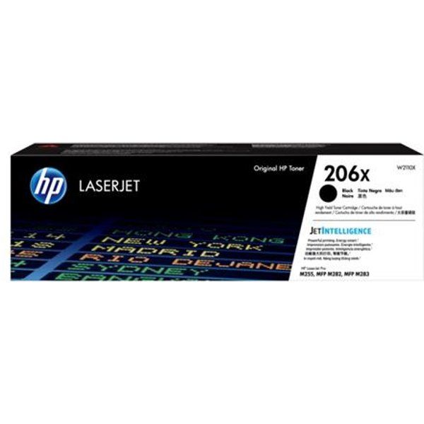 HP 206X (W2110X) Black Original High Capacity Toner Cartridge