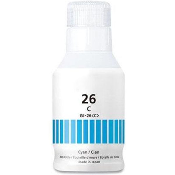 Compatible Canon GI-26C Ink Bottle (Replaces Canon 4421C001) Cyan