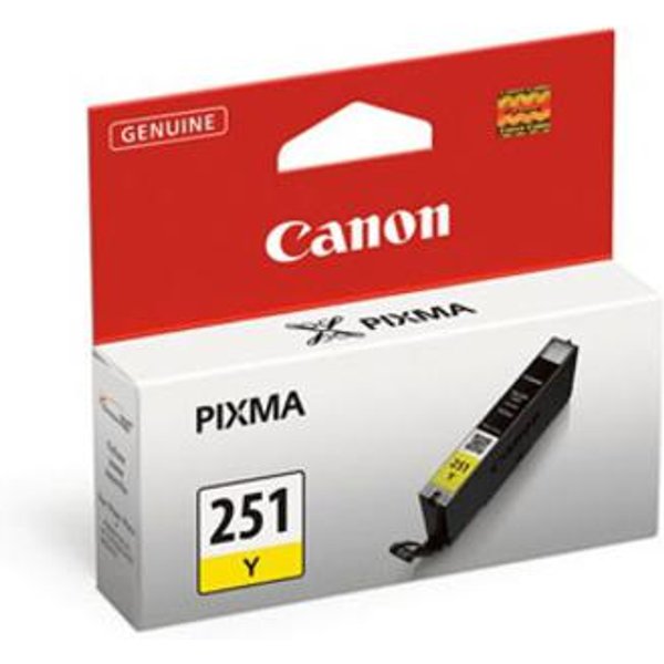 Canon CLI-251 Yellow Original Standard Capacity Ink Cartridge