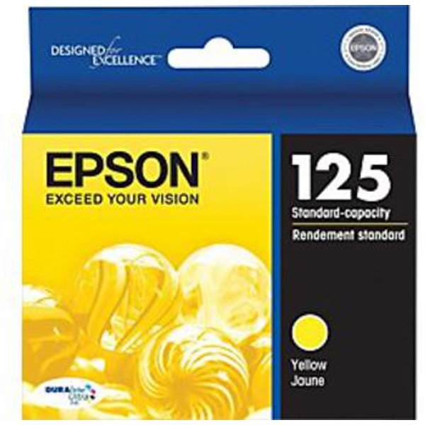 Epson 125 Yellow Original Standard Capacity Ink Cartridge