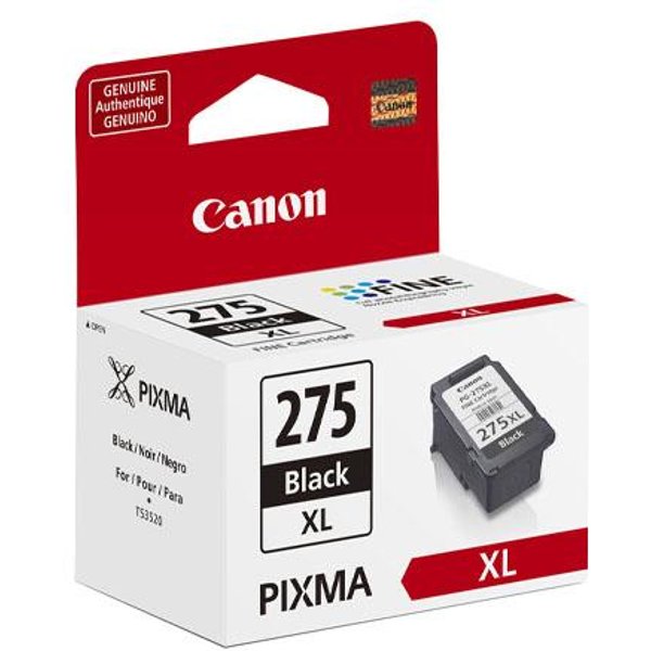 Canon PG-275XL Black Original High Yield Ink Cartridge (4981C001)