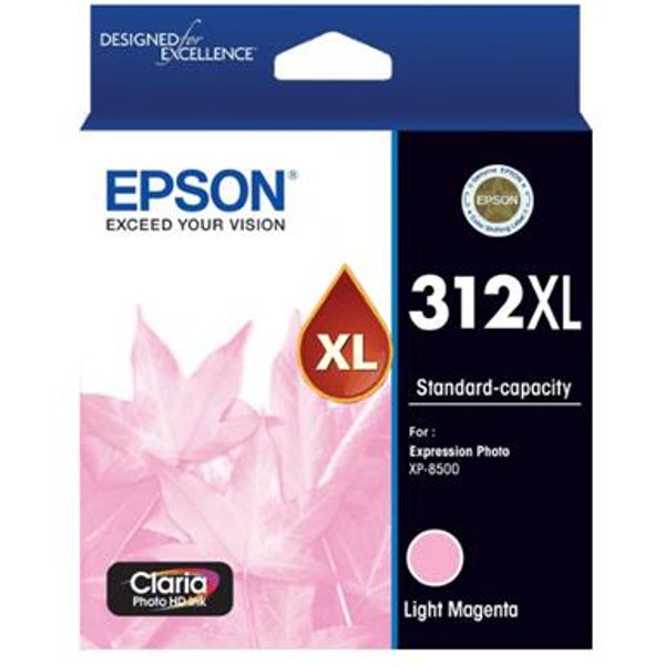 Epson 312XL (T312XL620) Light Magenta Original High Capacity Ink Cartridge