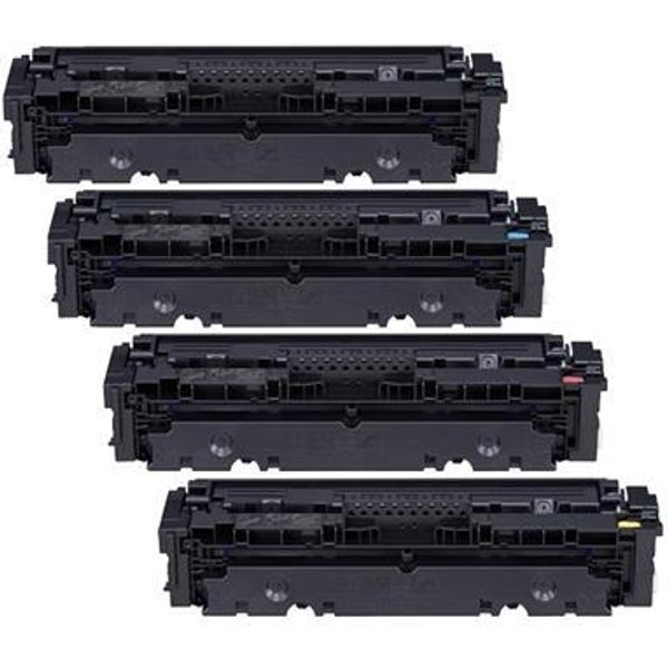 Compatible Canon 055BK/C/M/Y Full Set Toner Cartridges (4 Pack) Multipack