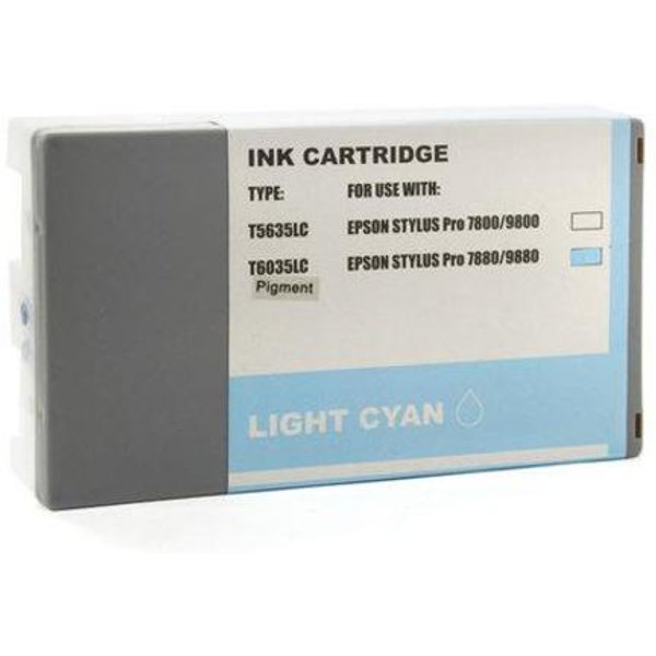 Compatible Epson T6035 Ink Cartridge (Replaces Epson T603500) Light Cyan