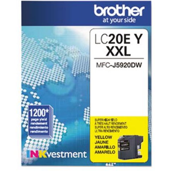 Brother LC20EY Yellow Original Print Cartridge