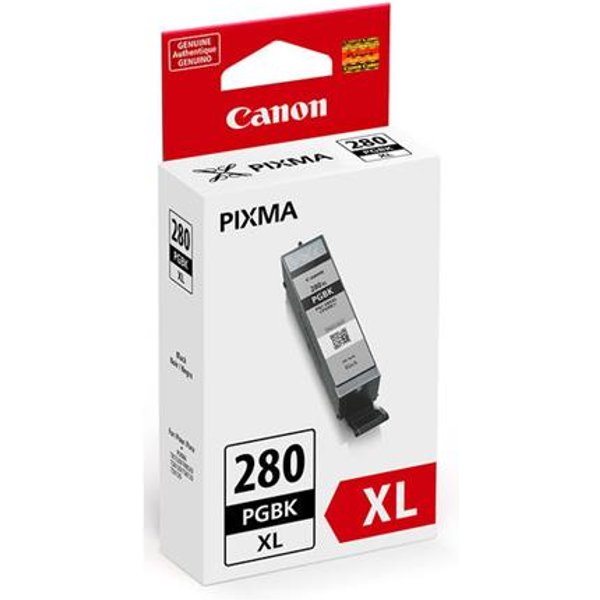 Canon PGI-280BKXL Pigment Black Original High Capacity Ink Cartridge