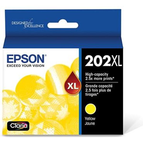 Epson 202XL (T202XL420-S) Yellow Original High Capacity Ink Cartridge