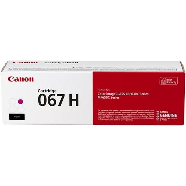 Canon 067H (5104C001) Toner Cartridge Original Magenta