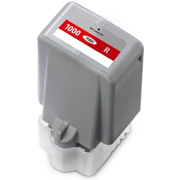 Compatible Canon PFI-1000R Ink Cartridge (Replaces Canon 0554C001) Red