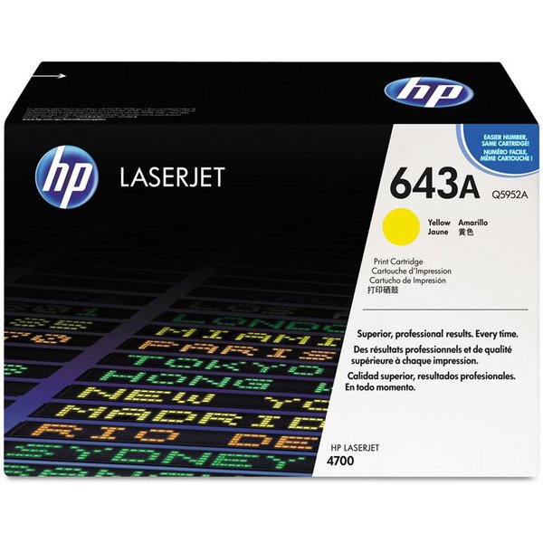 HP Color LaserJet Q5952A Yellow Original Print Cartridge with HP ColorSphere Toner