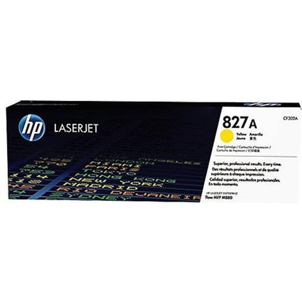 HP 827A Yellow Original Toner Cartridge (CF302A)