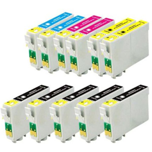Compatible Epson 124 2 Full Set + 3 EXTRA Black Ink Cartridges (11 Pack) Multipack