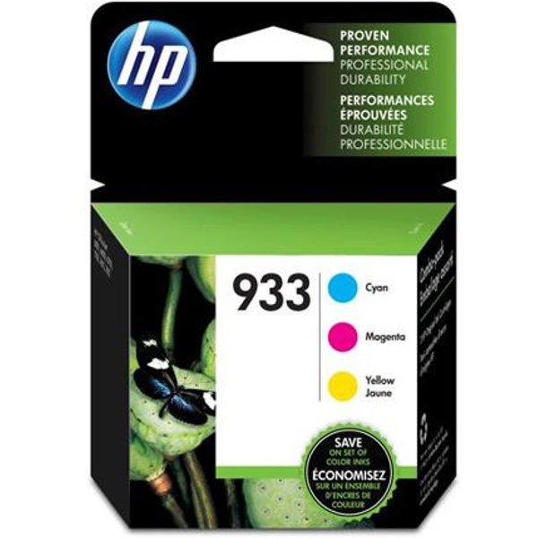 HP 933 (N9H56FN) Color Original Officejet Ink Cartridge Multipack - 3 Pack
