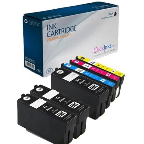 Compatible Epson 702XL 1 Full Set + 2 EXTRA Black Ink Cartridges (6 Pack) Multipack