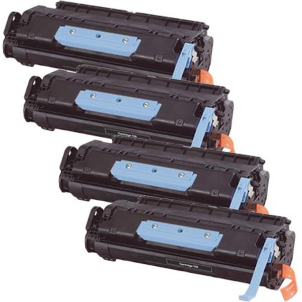 Compatible Canon 106K Toner Cartridges (4 Pack) Quad Pack Black